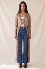 Load image into Gallery viewer, Self-tie Ruffle Trim Lace Cardigan