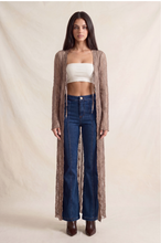 Load image into Gallery viewer, Self-tie Ruffle Trim Lace Cardigan