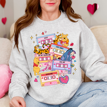 Load image into Gallery viewer, Honey Bear Valentine Tapes Sweatshirt
