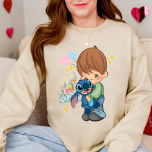 Load image into Gallery viewer, Precious Boy &amp; Blue Alien Sweatshirt
