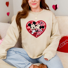 Load image into Gallery viewer, M &amp; M Kiss Faux Patch Sweatshirt
