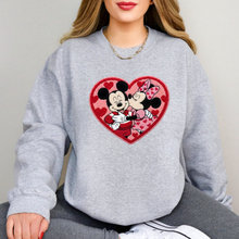 Load image into Gallery viewer, M &amp; M Kiss Faux Patch Sweatshirt
