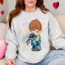 Load image into Gallery viewer, Precious Boy &amp; Blue Alien Sweatshirt
