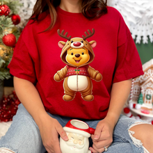 Load image into Gallery viewer, Pooh Reindeer Tshirt
