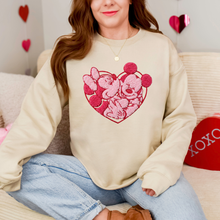 Load image into Gallery viewer, M &amp; M Pink Faux Patch Sweatshirt
