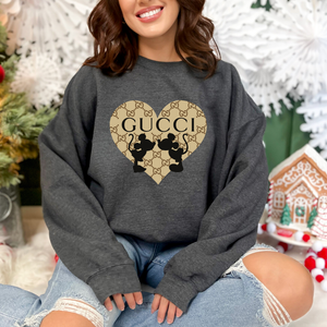 MM GG Heart Sweatshirt