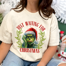 Load image into Gallery viewer, Just Waiting for Christmas Tshirt
