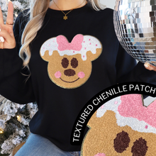 Load image into Gallery viewer, Mouse Cookie Patch Sweatshirt
