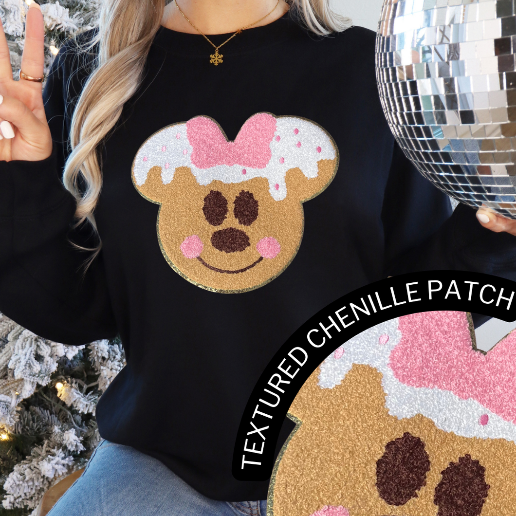 Mouse Cookie Patch Sweatshirt