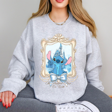 Load image into Gallery viewer, Blue Alien Castle Sweatshirt
