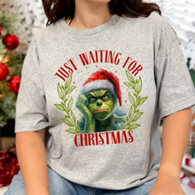 Load image into Gallery viewer, Just Waiting for Christmas Tshirt
