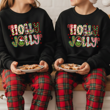 Load image into Gallery viewer, Holly Jolly Sweatshirt YOUTH
