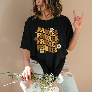 Retro Floral Padres Tshirt