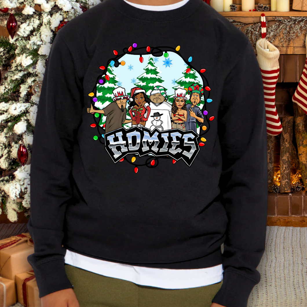 Homies Christmas Sweatshirt YOUTH