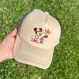 Padres Tan Mouse Couple  Trucker Hat