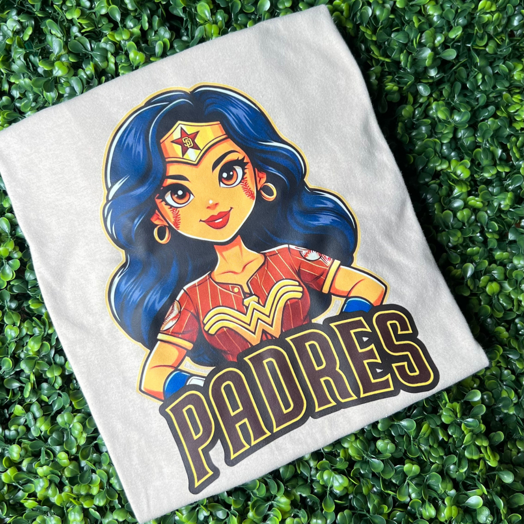 Padres Wonder Woman Tshirt