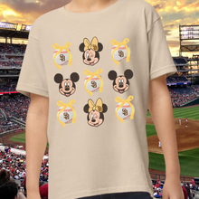Load image into Gallery viewer, Padres Coquette M &amp; M YOUTH Tshirt
