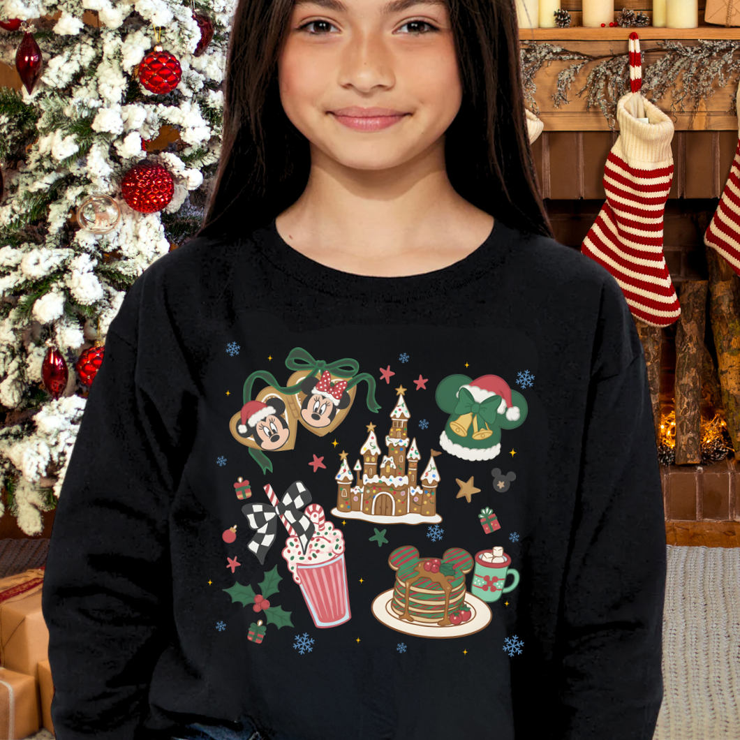 Mouse Holidays Sweatshirt YOUTH