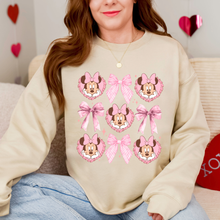 Load image into Gallery viewer, Coquette Mouse Sweatshirt
