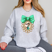 Load image into Gallery viewer, Prin J Bow Portrait Sweatshirt
