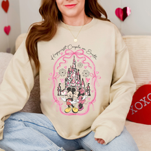 Load image into Gallery viewer, Happiest Couple on Earth Sweatshirt
