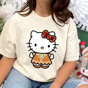 Kitty Gingerbread Tshirt