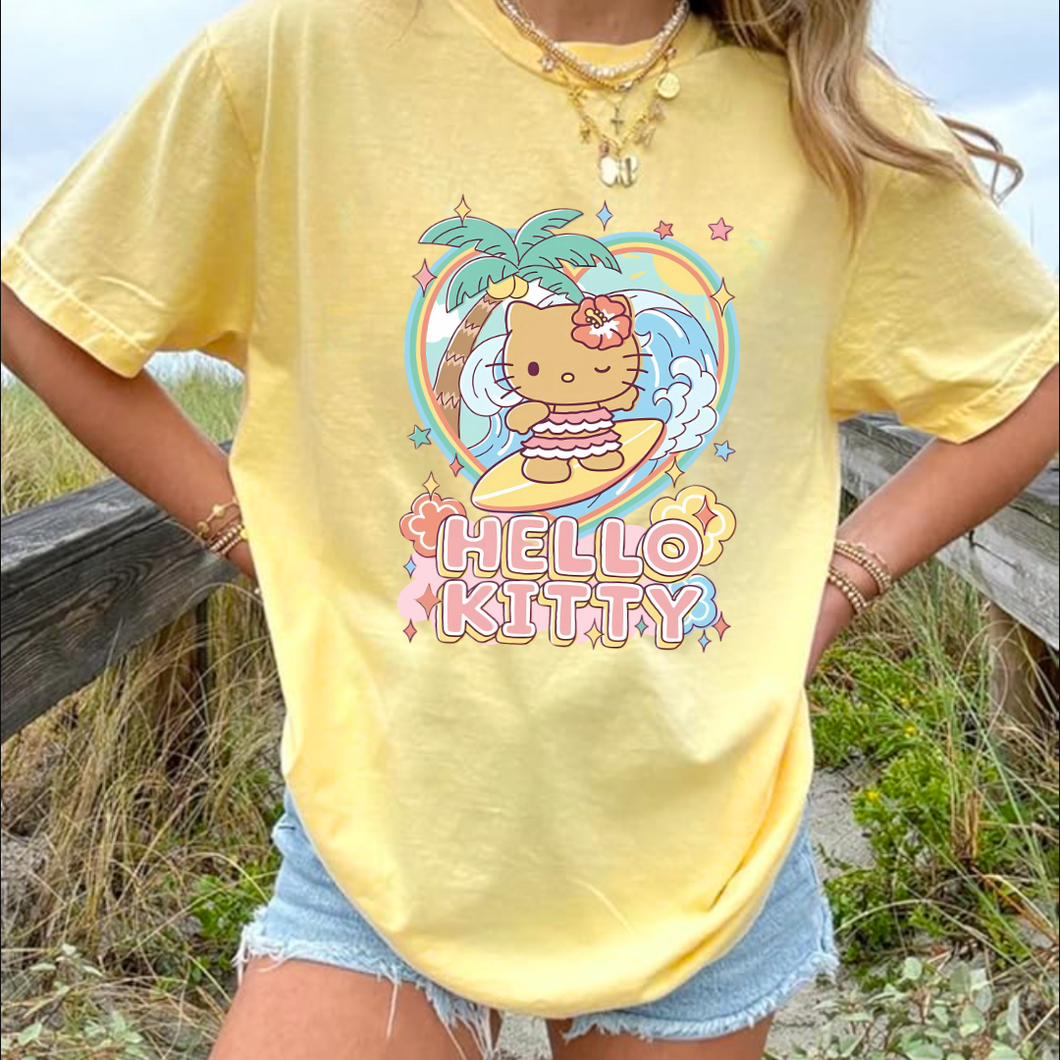 Surf Kitty Tshirt