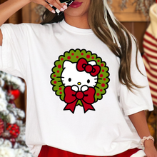 Load image into Gallery viewer, Kitty Wreath Tshirt
