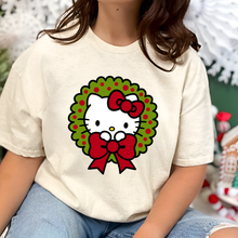 Load image into Gallery viewer, Kitty Wreath Tshirt
