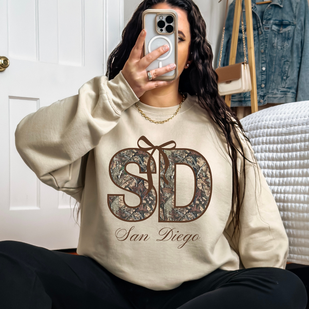SD Pine Tree Camo Sweatshirt