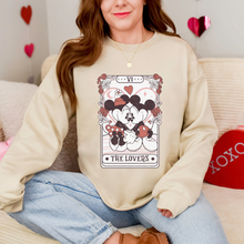 Load image into Gallery viewer, The Lovers Tarot Card Sweatshirt
