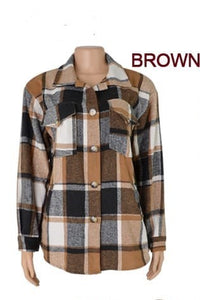 Button Front Flannel