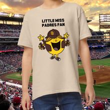 Load image into Gallery viewer, Little Miss Padres Fan YOUTH Tshirt
