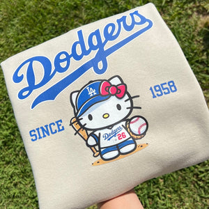 Dodgers Kitty Tshirt