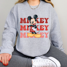 Load image into Gallery viewer, Mouse Name Red Sweatshirt
