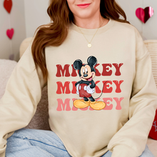 Load image into Gallery viewer, Mouse Name Red Sweatshirt
