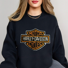 Load image into Gallery viewer, Motorcycles Chenille Patch Sweatshirt
