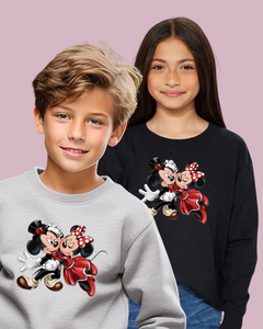 Formal Mouse Love Kids Sweatshirt
