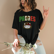 Load image into Gallery viewer, Padres Kitty Hispanic Heritage Tshirt
