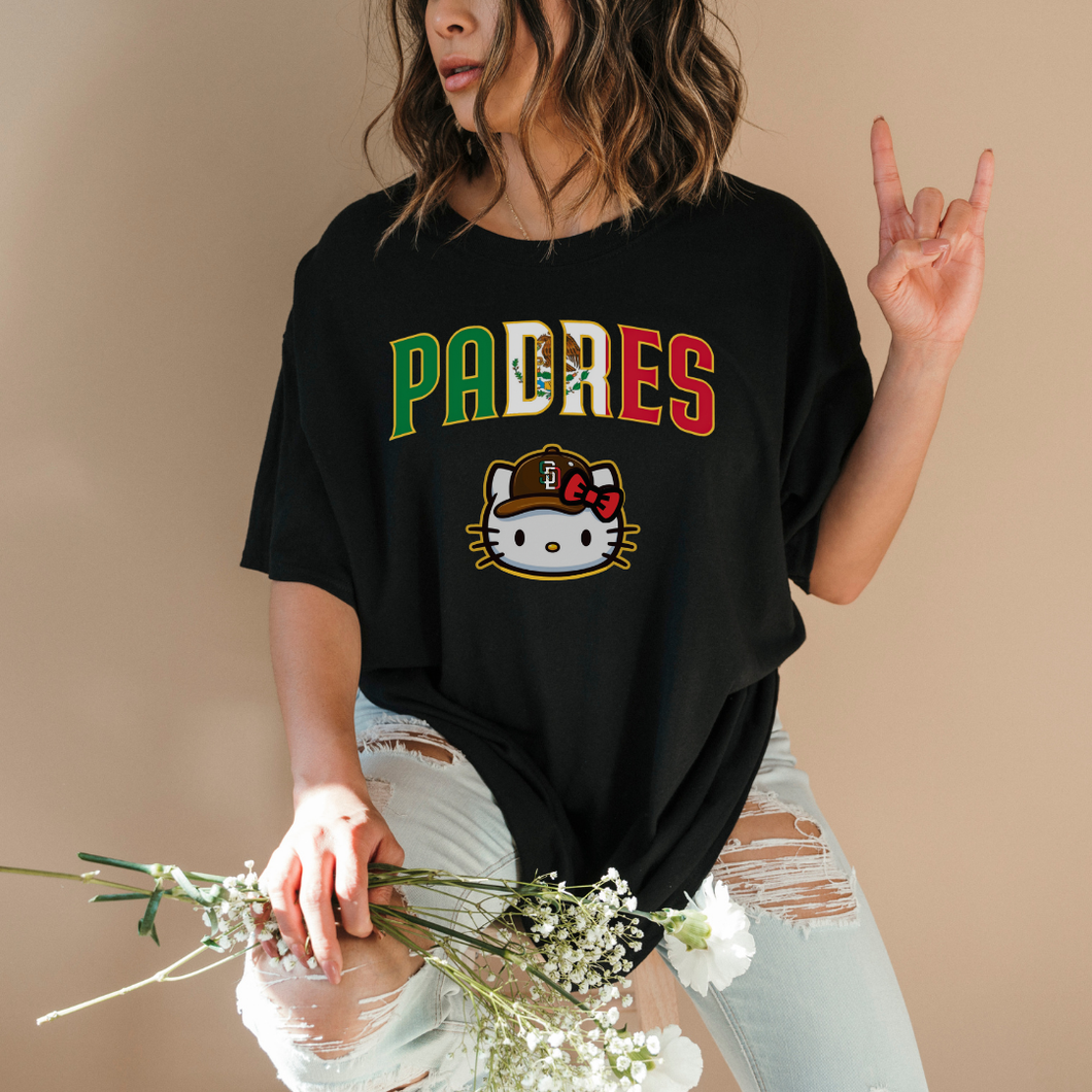 Padres Kitty Hispanic Heritage Tshirt