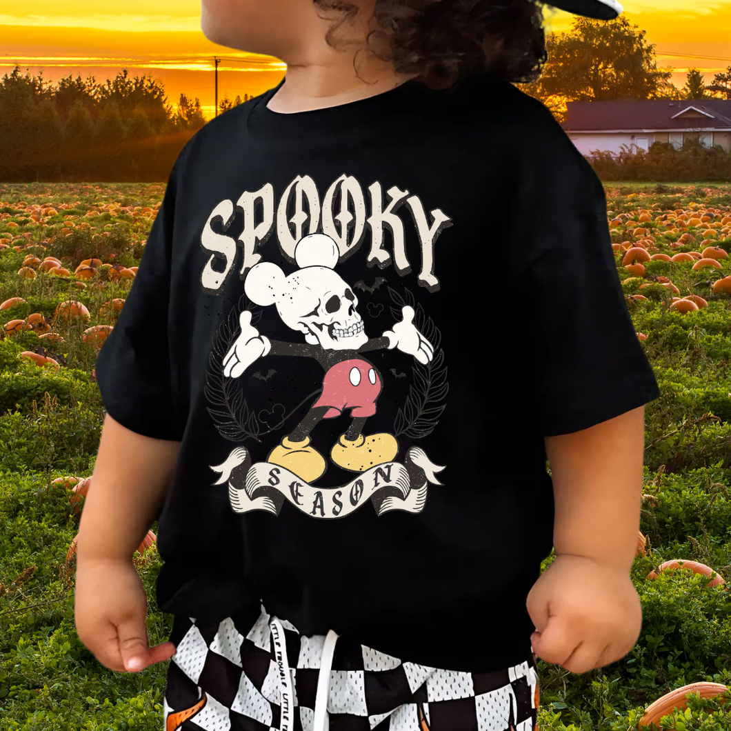 Spooky Mouse Skelleton YOUTH Tshirt