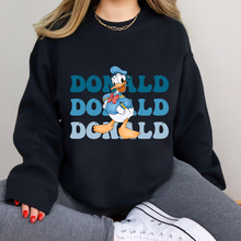 Load image into Gallery viewer, Duck Name Blue Sweatshirt
