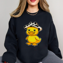 Load image into Gallery viewer, Yellow Duck Chenille Patch Sweatshirt
