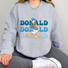 Load image into Gallery viewer, Duck Name Blue Sweatshirt
