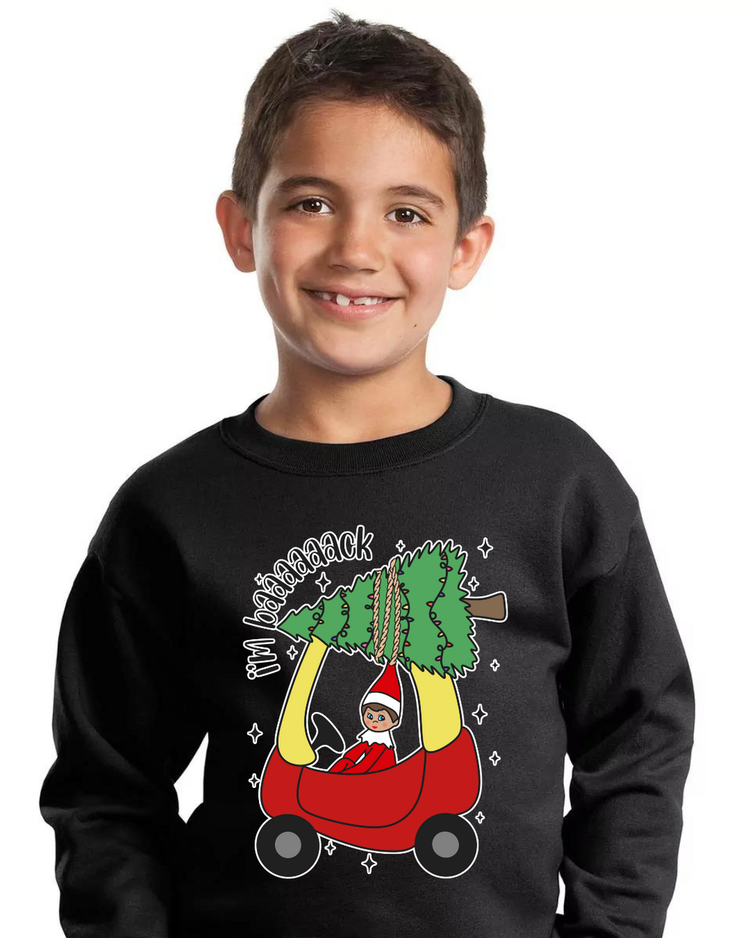 Black Elf Kids Sweatshirt