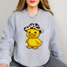 Load image into Gallery viewer, Yellow Duck Chenille Patch Sweatshirt
