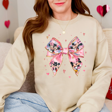 Load image into Gallery viewer, Mouse Couple Bow Sweatshirt
