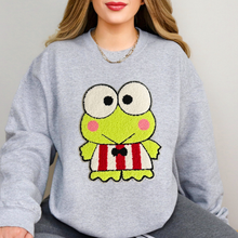 Load image into Gallery viewer, Frog Friend Chenille Patch Sweatshirt
