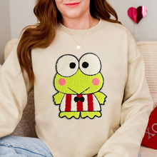 Load image into Gallery viewer, Frog Friend Chenille Patch Sweatshirt
