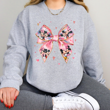 Load image into Gallery viewer, Mouse Couple Bow Sweatshirt
